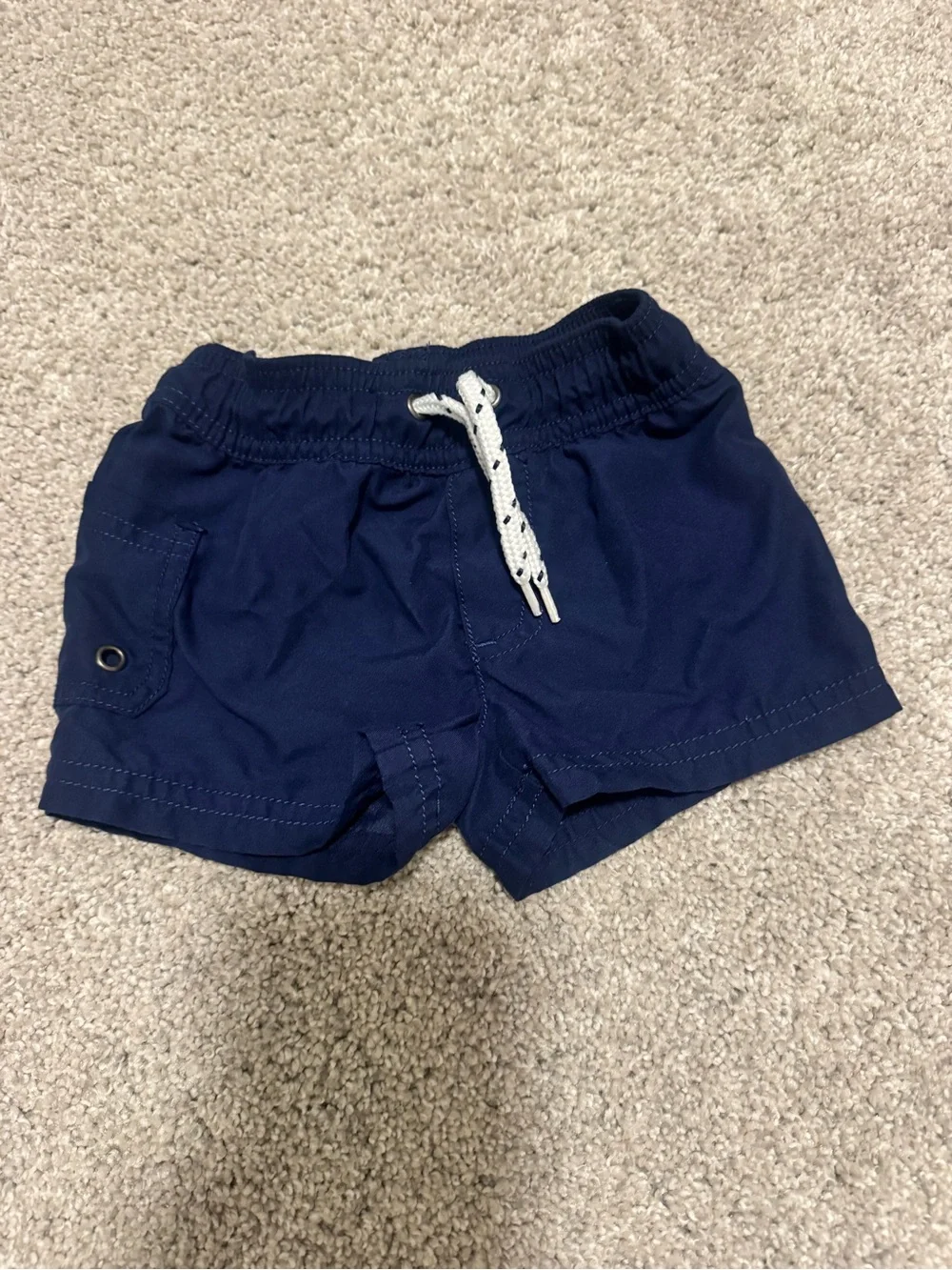 Ralph Lauren Blue & White Polo Bear Kids Rash Guard Set